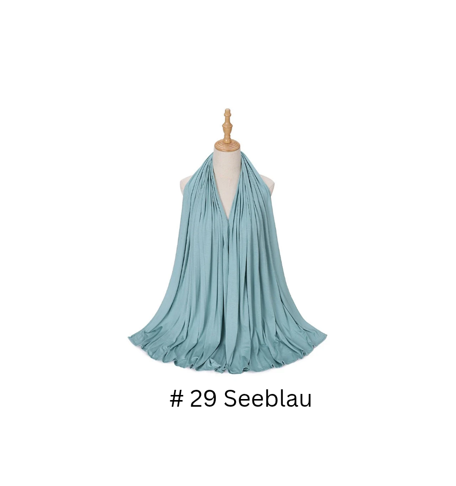 Premium Hijab aus merzerisierter Baumwolle 75 cm x 175 cm - 250 g