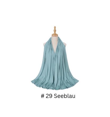 Premium Hijab aus merzerisierter Baumwolle 75 cm x 175 cm - 250 g