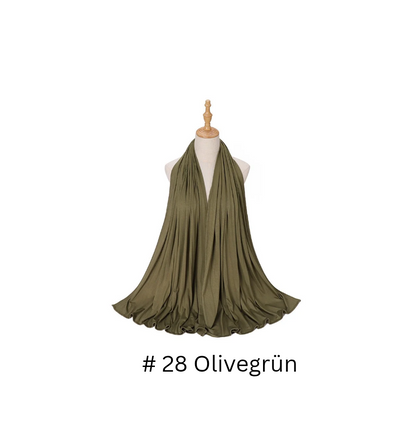 Premium Hijab aus merzerisierter Baumwolle 75 cm x 175 cm - 250 g