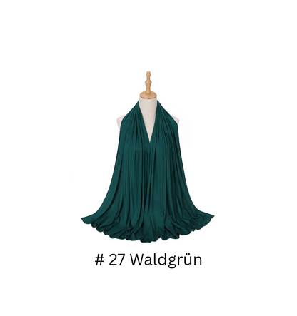 Premium Hijab aus merzerisierter Baumwolle 75 cm x 175 cm - 250 g