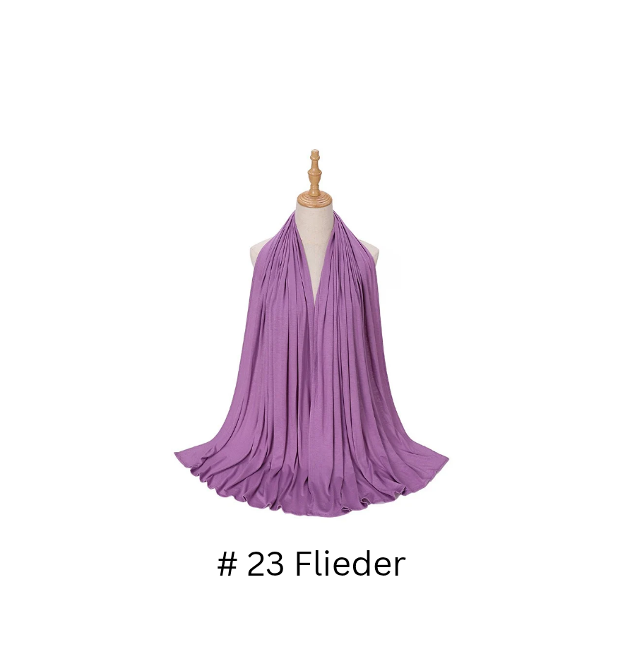 Premium Hijab aus merzerisierter Baumwolle 75 cm x 175 cm - 250 g