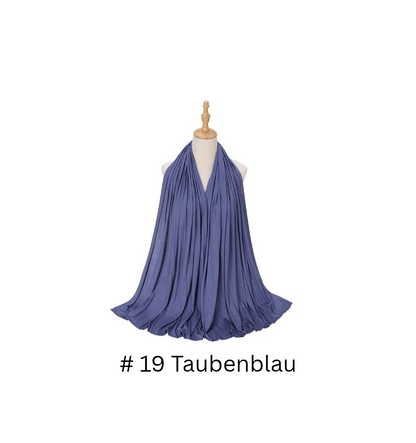 Premium Hijab aus merzerisierter Baumwolle 75 cm x 175 cm - 250 g