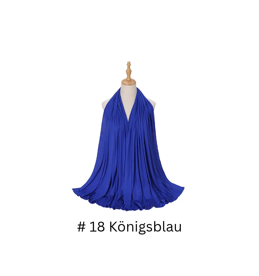 Premium Hijab aus merzerisierter Baumwolle 75 cm x 175 cm - 250 g