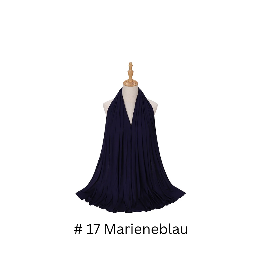 Premium Hijab aus merzerisierter Baumwolle 75 cm x 175 cm - 250 g