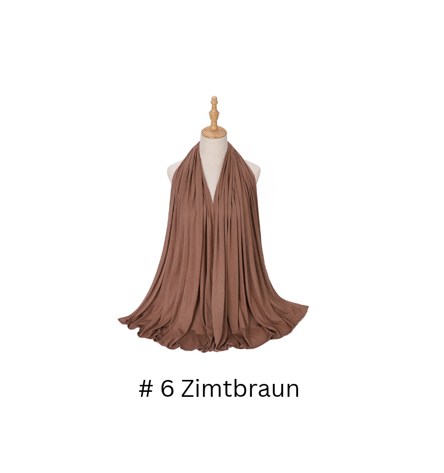 Premium Hijab aus merzerisierter Baumwolle 75 cm x 175 cm - 250 g