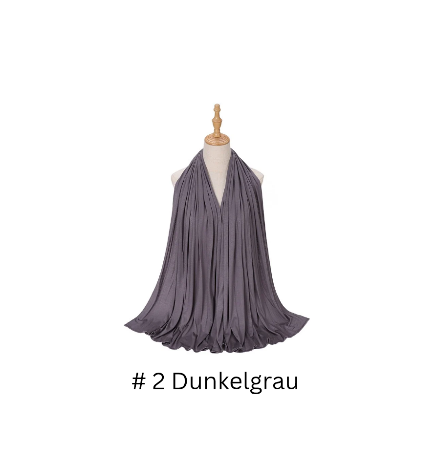 Premium Hijab aus merzerisierter Baumwolle 75 cm x 175 cm - 250 g