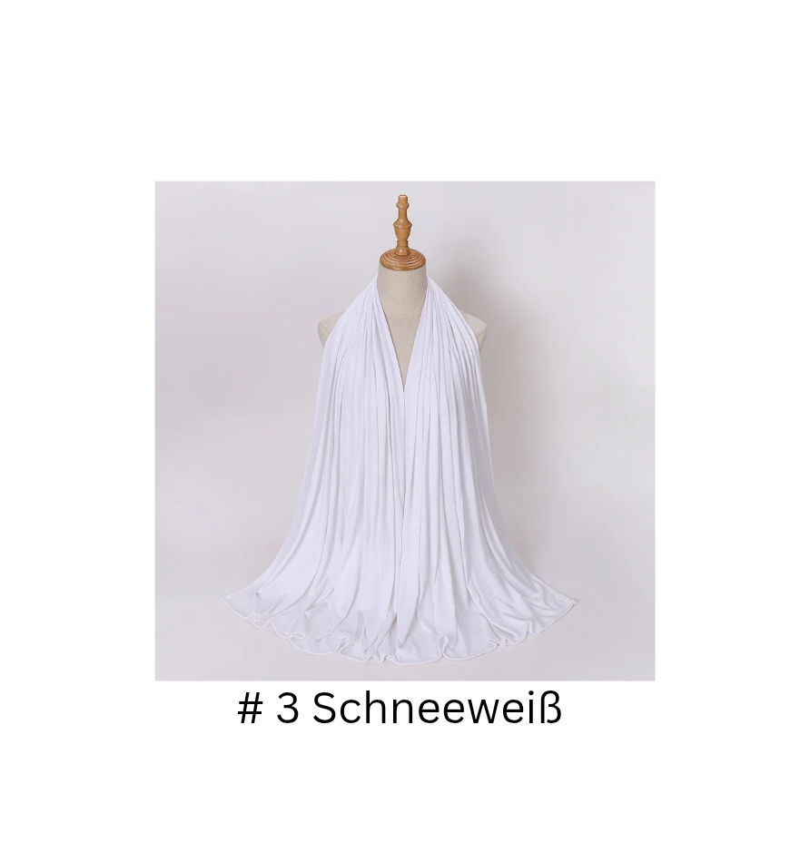 Premium Hijab aus merzerisierter Baumwolle 75 cm x 175 cm - 250 g